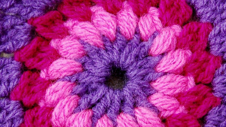 Sunburst – Flowery Granny Square Crochet Pattern