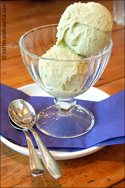 Greek icecream dessert