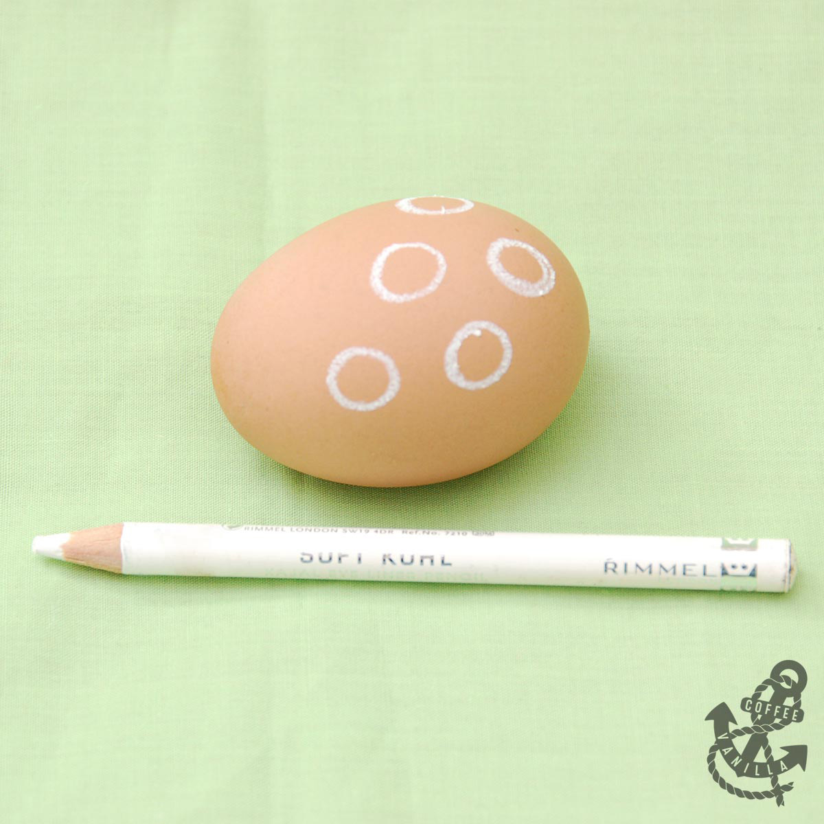 Wax Resist & Food Colouring Egg Dye » Coffee & Vanilla