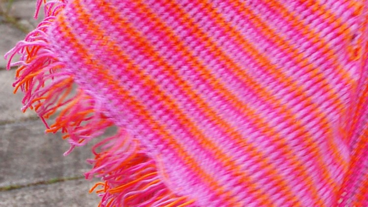 Girl’s Poncho with Mega Pompoms – Crochet Pattern