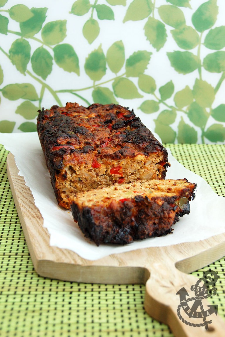 Turkey Meatloaf with Mixed Bell Peppers & Whole Grain Dijon Mustard