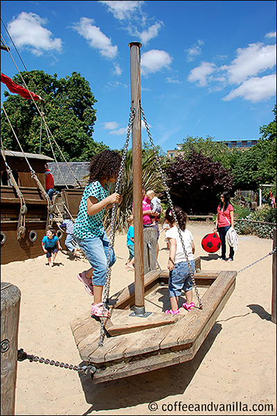 pirate ship at Hyde park