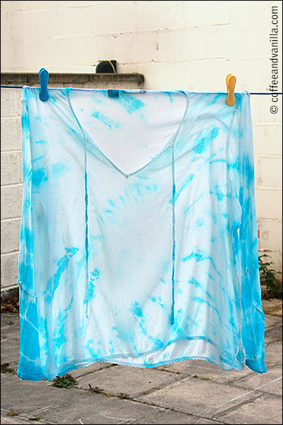 tie dyed beach shirt 