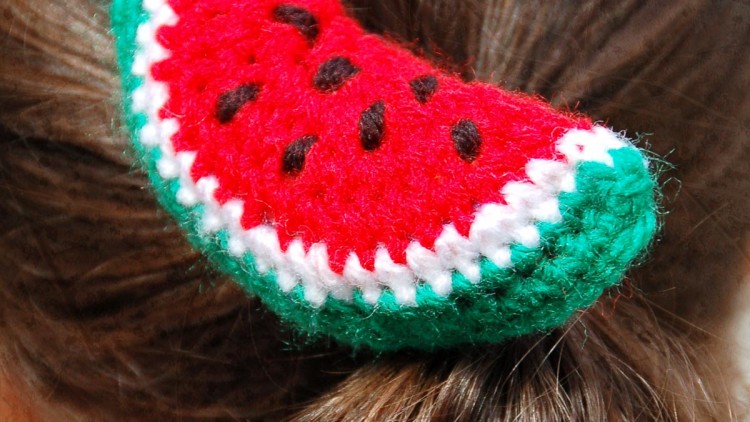 Watermelon Crochet Projects – DIY Coasters & Hair Bands