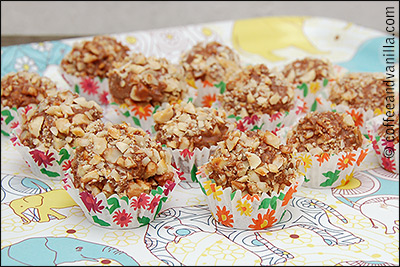 chocolate and hazelnut truffles