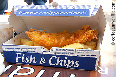 battered cod and fries from Makara