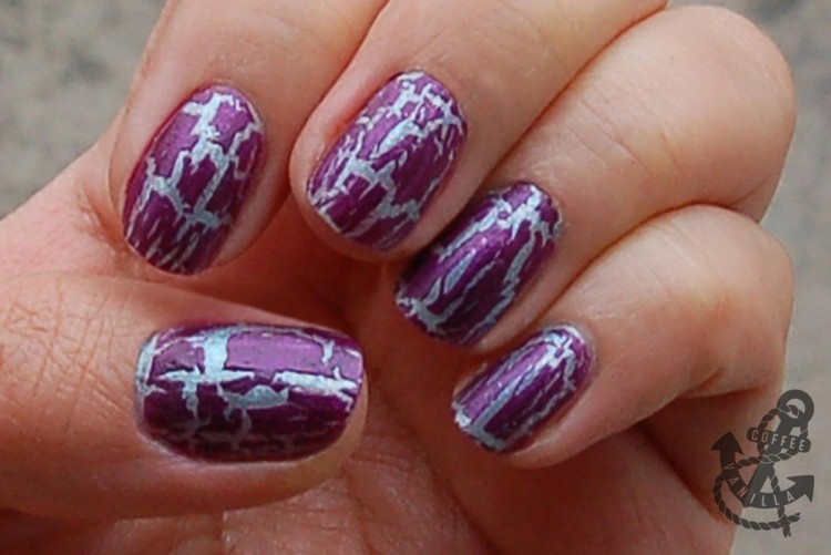 purple shatter nail polish