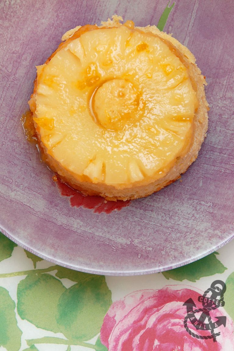 Pineapple UpsideDown Sponge Cake Puddings » Coffee & Vanilla