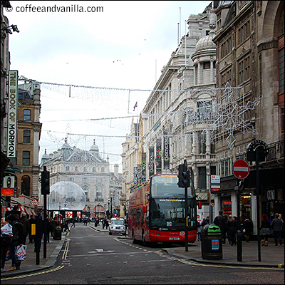 Christmas decorations in London