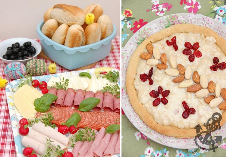 Easter table set up Easter breakfast Poland Polish