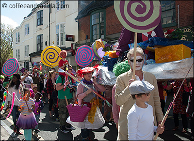 children parade Brighton Festival May 2014