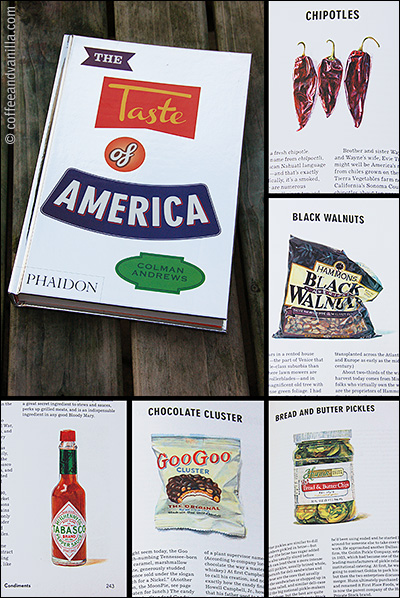 glossary of American food products dishes recipes USA