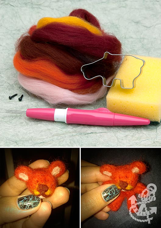 needle felting needle felted dry felting 