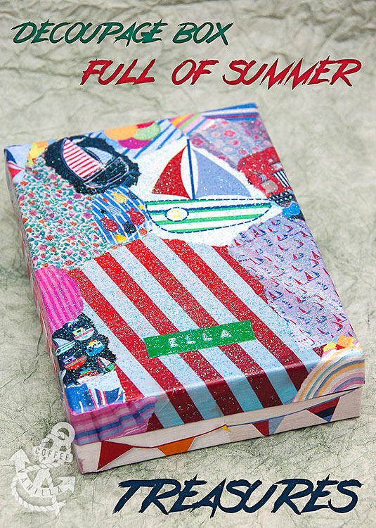 DIY treasure box summer holidays nursery show and tell