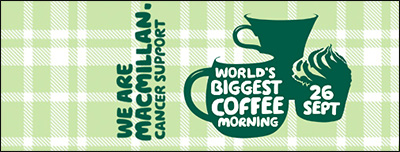 coffee morning 2014 date Macmillan cancer support when where how