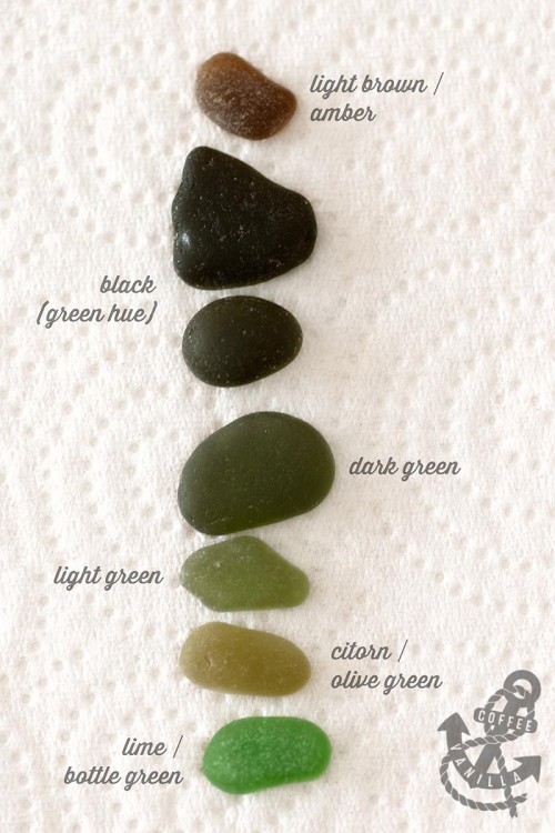 The Colors Of Sea Glass - Where Do They Come From?