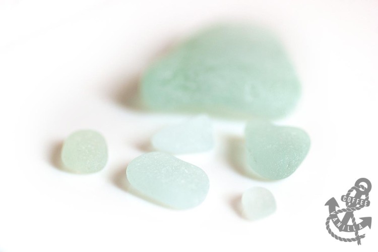 collecting sea glass colour colors seafoam light green light blue