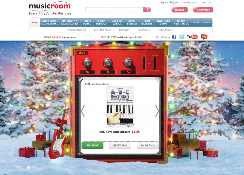 gift finder app from Music Room