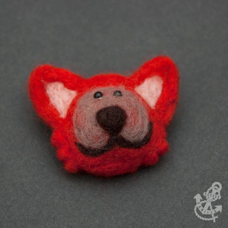 red fox brooch for sale