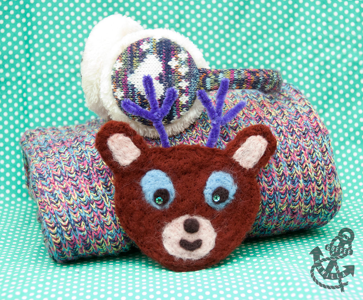 DIY Christmas Jumper Day Woolly with Felt Reindeer » Coffee & Vanilla