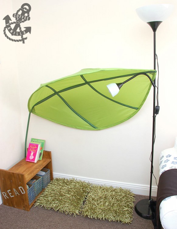 low budget reading corner book nook for kids