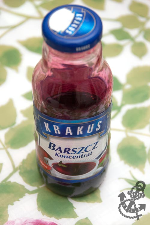 Krakus barszcz czerwony red borscht soup from concentrate 