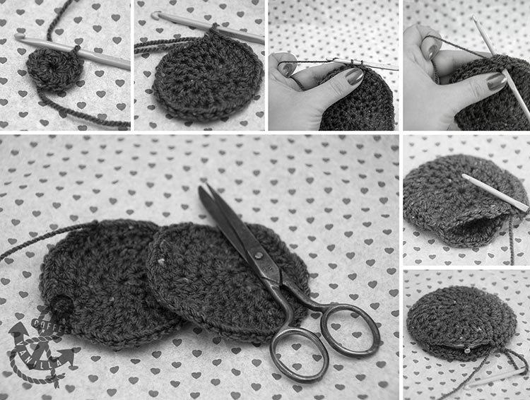 DIY mirror case pouch crochet pattern