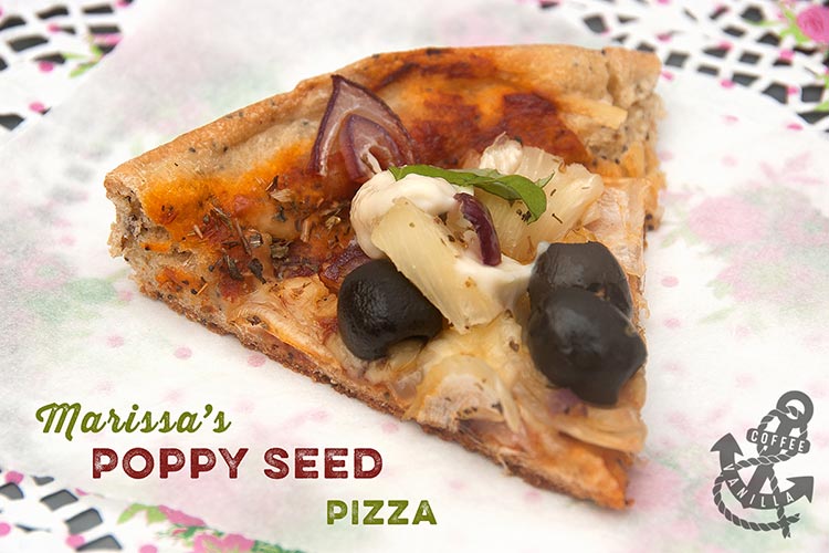 wholemeal poppy seed pizza dough recipe without machine uk