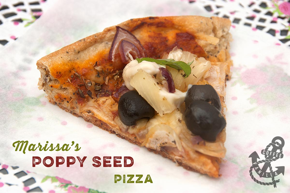 Marissa's Crunchy Poppy Seed Pizza Kids' Cooking » Coffee & Vanilla