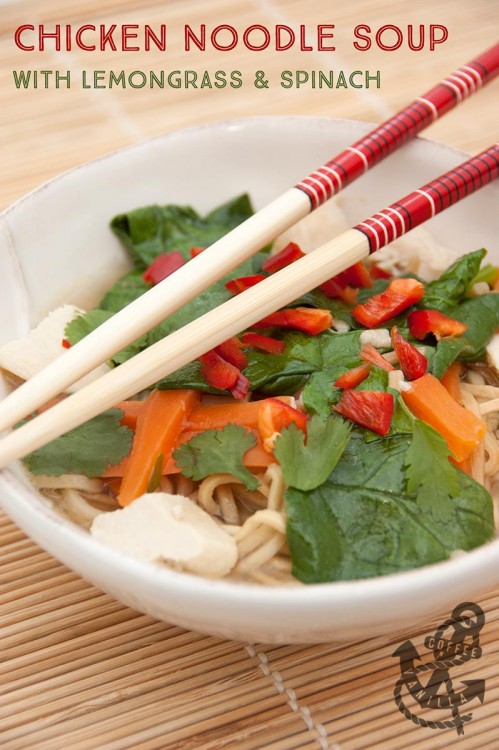 easy chicken noodle soup Thai noodle soup Chinese noodle soup 