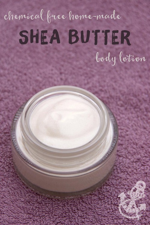 making shea butter cream