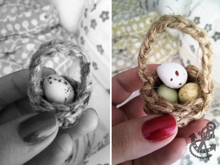 miniature easter baskets