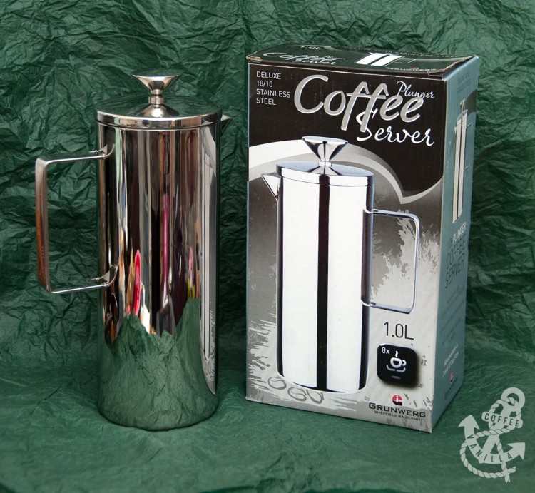 French coffee press stainless steel coffee maker 