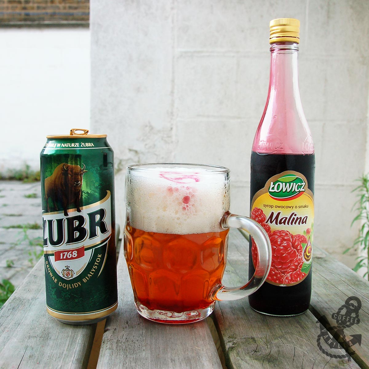 Polish Style Beer with Raspberry Syrup Piwo z Sokiem Malinowym