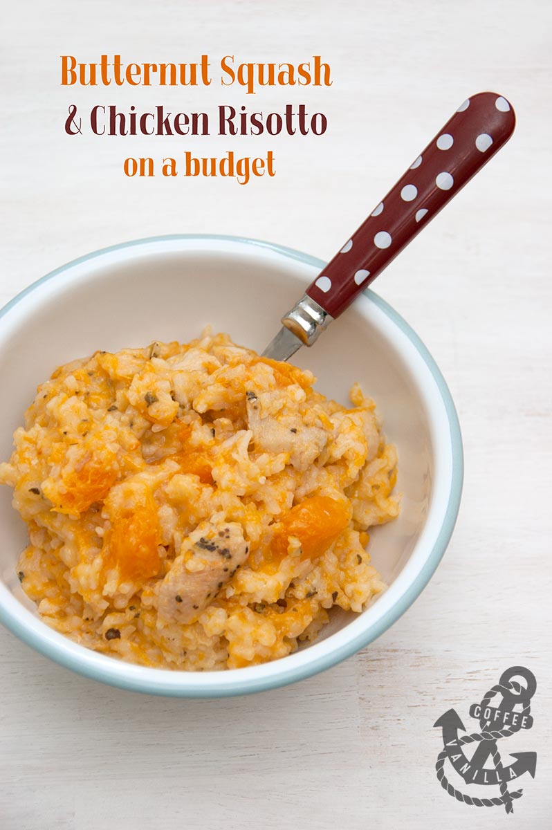 Quick Butternut Squash & Chicken Risotto on a Budget » Coffee & Vanilla