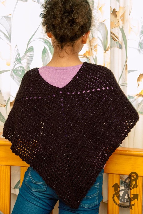 Easy Triple Crochet Cape (Any Size) Free Pattern » Coffee & Vanilla