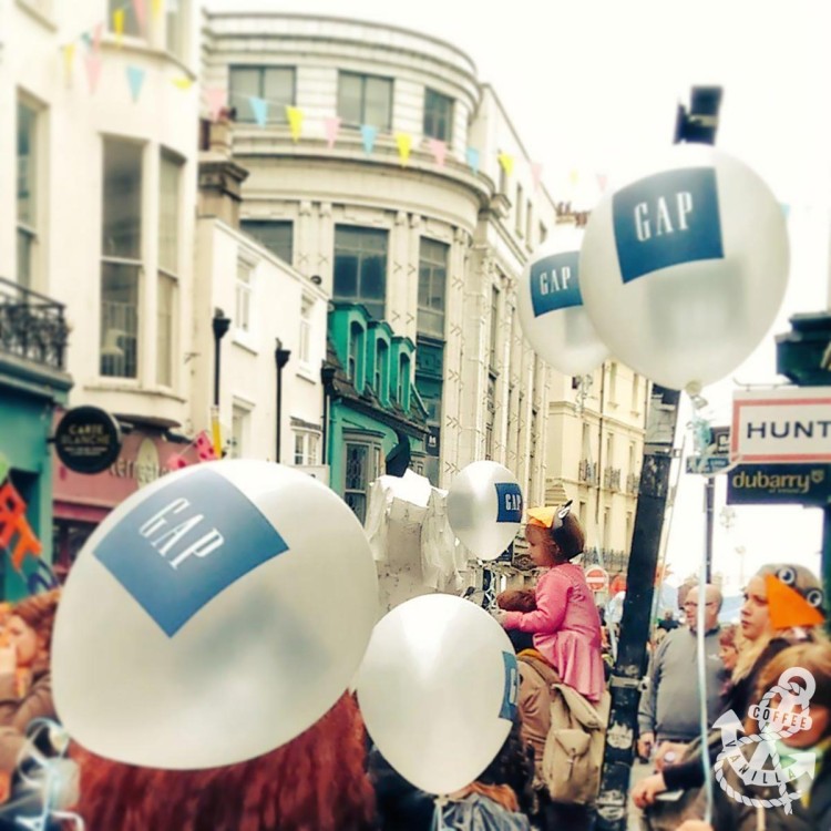 Brighton Children's Parade and GAP balloons