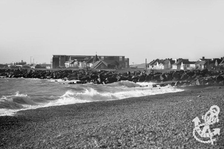 Shoreham beach Shoreham by Sea church