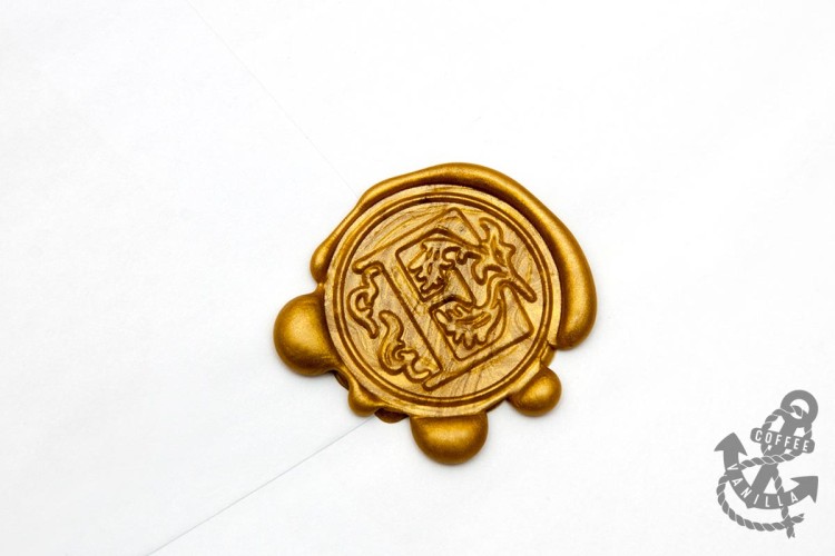 wax sealed vintage style snail mail letter 