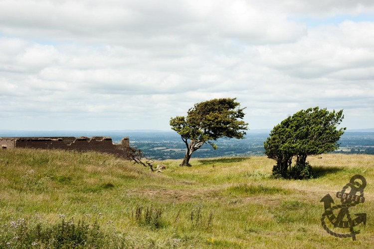 remains of the Devil's Dyke castle 