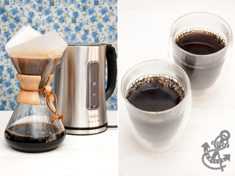 Making Coffee in Chemex Using Water from Brita Filter Kettle - Review »  Coffee & Vanilla