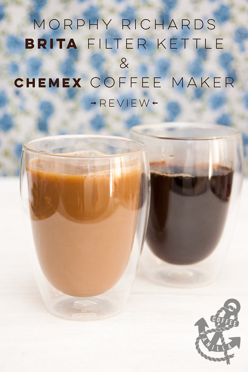 Making Coffee in Chemex Using Water from Brita Filter Kettle Review