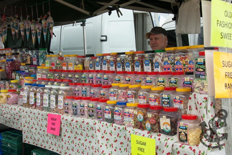 Lancing market old fashioned retro sweets gluten-free sugar-free vegetarian