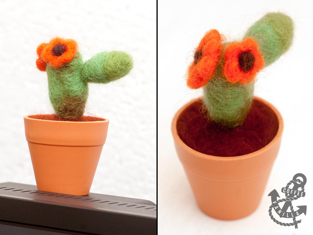 Needle Felted Cactus DIY Home Décor Idea » Coffee & Vanilla