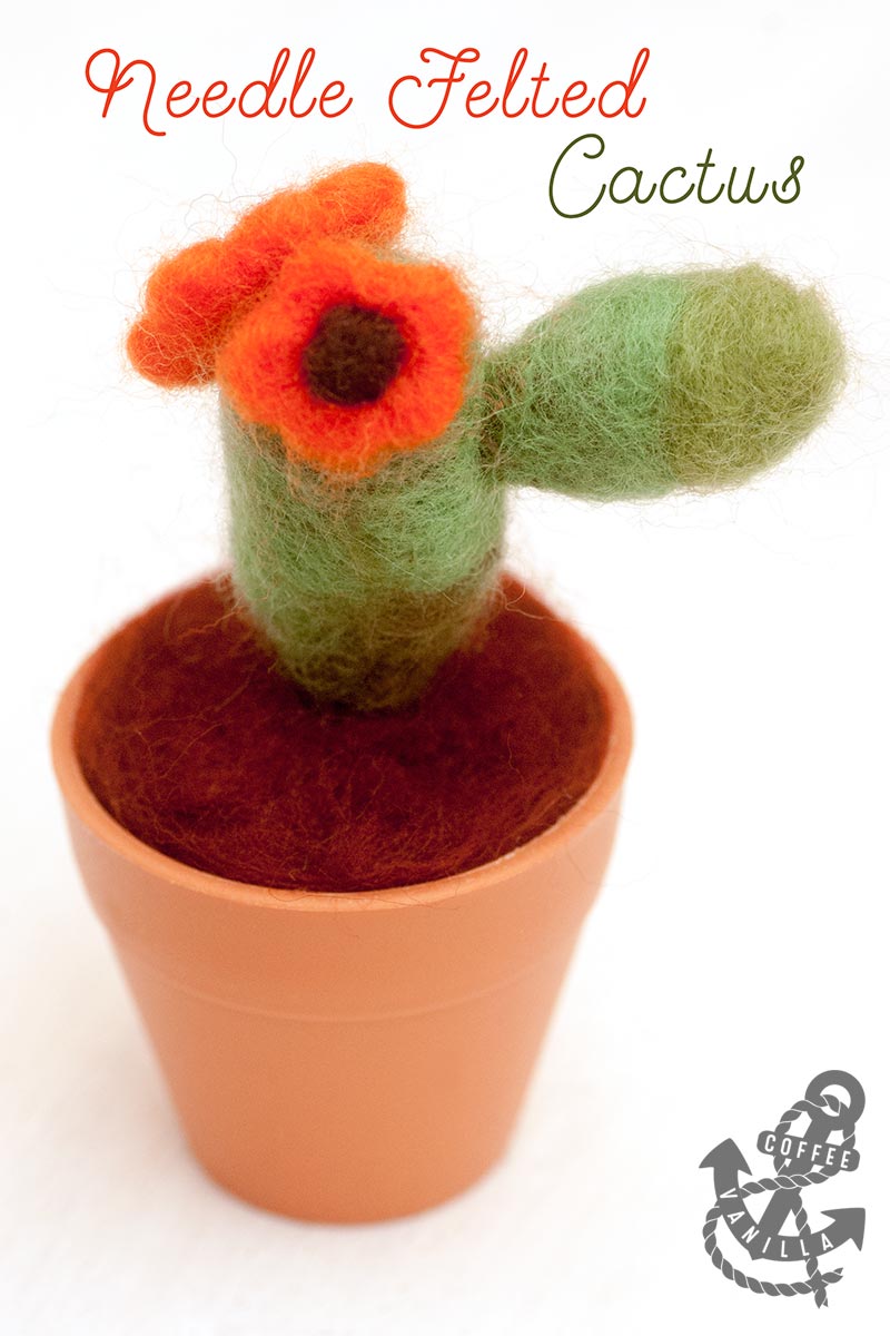 Needle Felted Cactus DIY Home Décor Idea » Coffee & Vanilla
