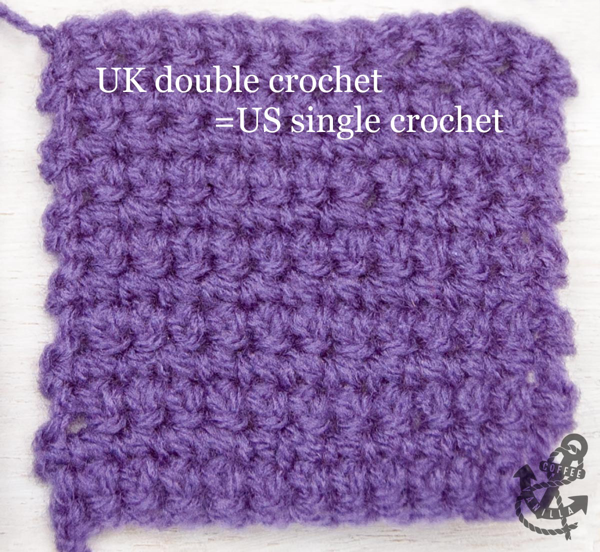 Basic Crochet Stitches UK & US Conversion Chart » Coffee & Vanilla