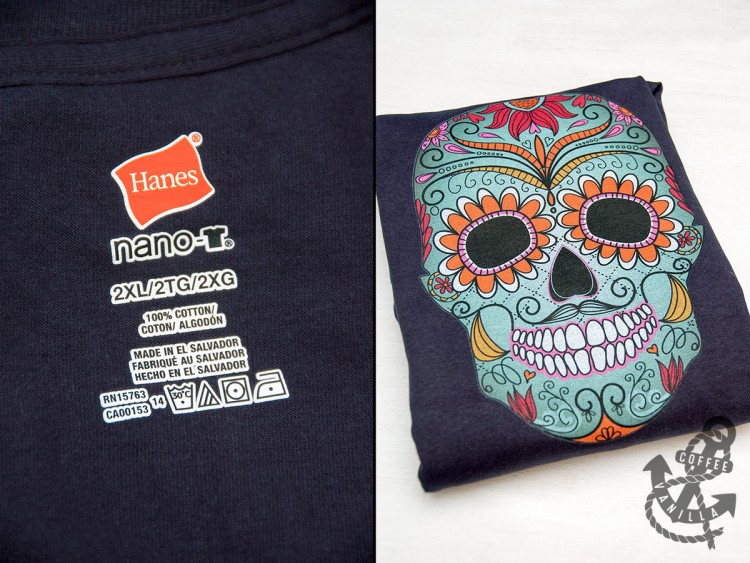 day of the dead Halloween t-shirts