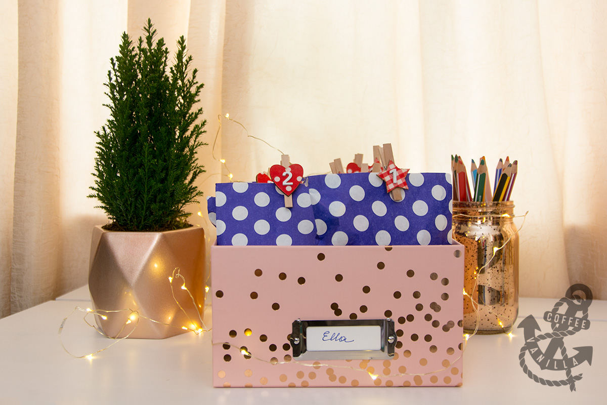 DIY Countdown Calendar Ideas Coffee Vanilla