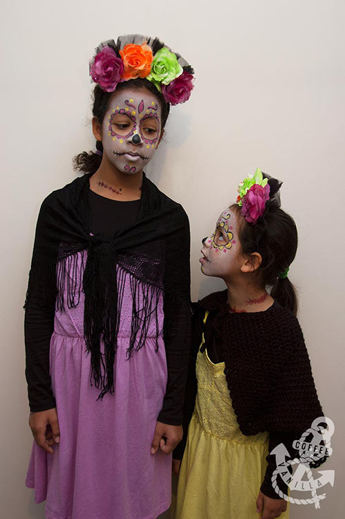 Dia de los Muertos / Day of the Dead Mask DIY & Fancy Dress Outfit for ...