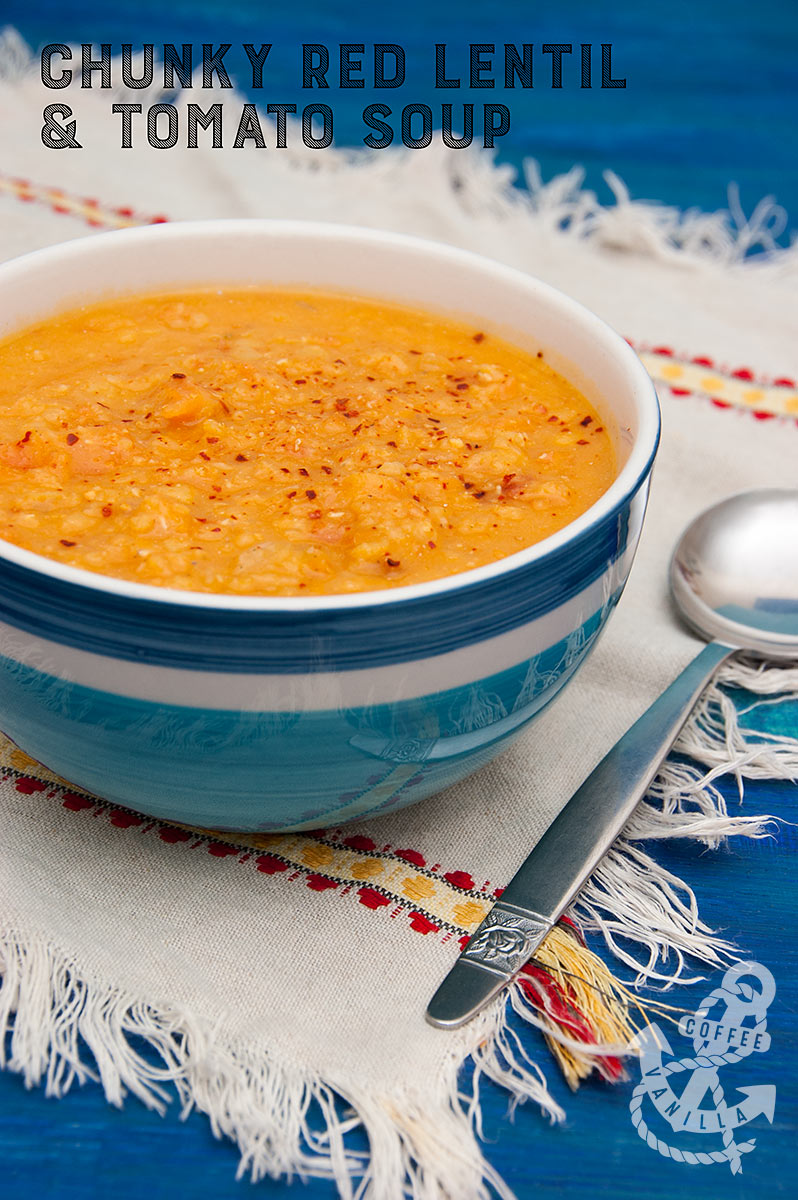 Chunky Red Lentil & Tomato Soup with Carrots » Coffee & Vanilla